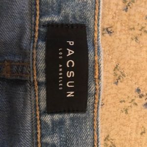 Pacsun long ripped slim jeans